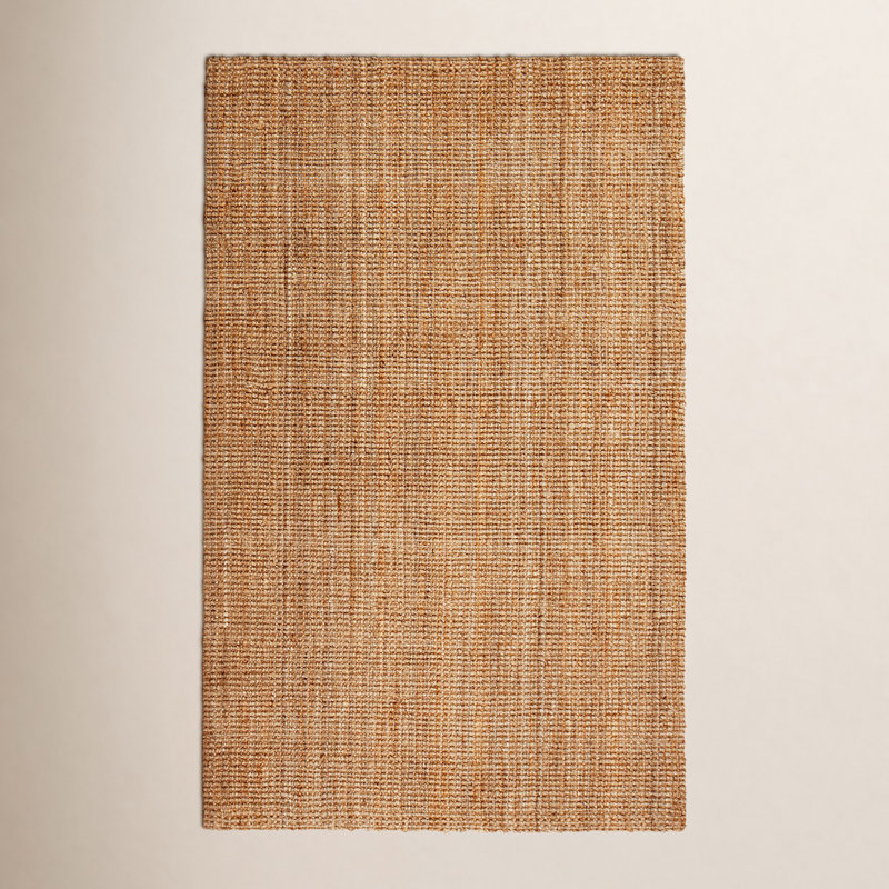 Asta Hand Loomed Jute/Sisal Area Rug, Rectangle 6' x 9'