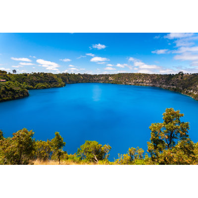 Blue Lake Mt Gambier Australia - Wrapped Canvas Print