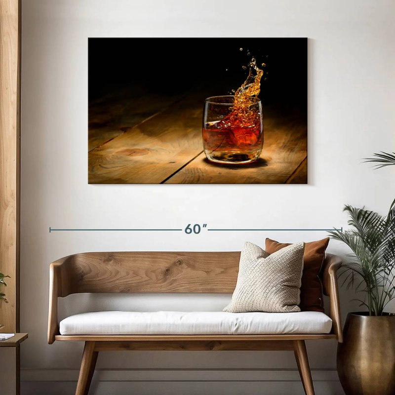 Verre à whisky Yarlin, H 30 po x l 45 po
