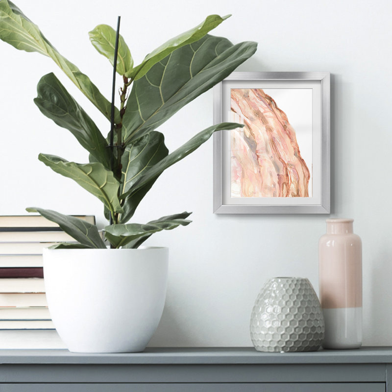 Rose Quartz I -Framed Print