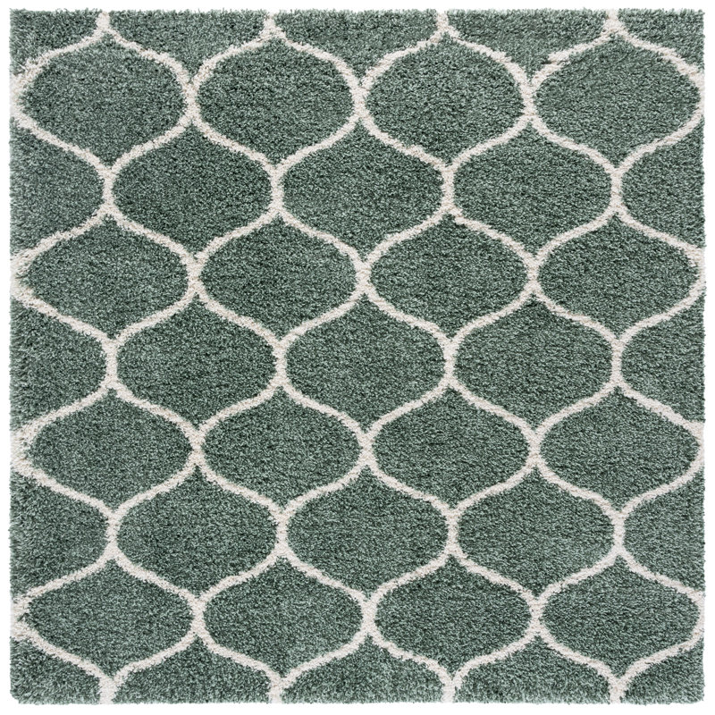 Sugarmill Performance Geometric Rug, Square 7'