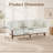 Round Arm Curved Sofa-Beige-1984746261