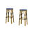  Patio Round Bar Stools Set Of 2 Outdoor Backless Barstools Woven Rattan Bar Chair For Indoor Kitchen Island Bistros Cafe Restaurant-655020417-655020421
