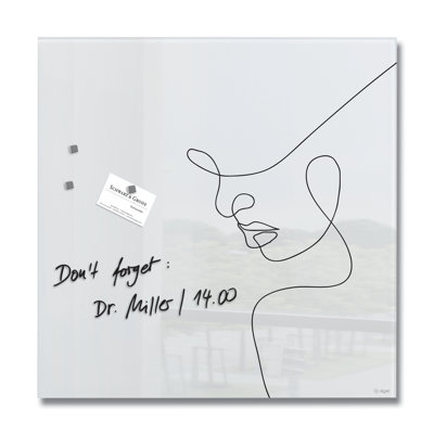 Artverum Wall Magnetic Mini - Up To 2' Glass Board