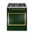Emerald Green/Brass