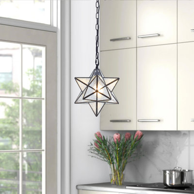 Luminaire suspendu géométrique simple à 1 lumière