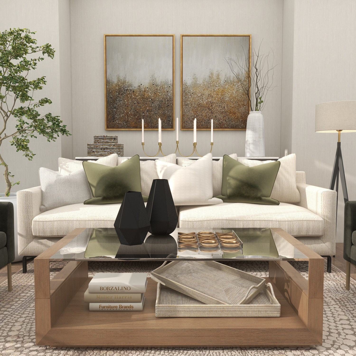 Milano Stainless Steel Candelabra