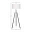 Lampe sur pied en métal 62 po Alverto