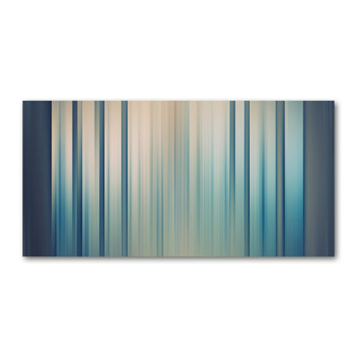 Blue Stripes - No Frame Print on Canvas