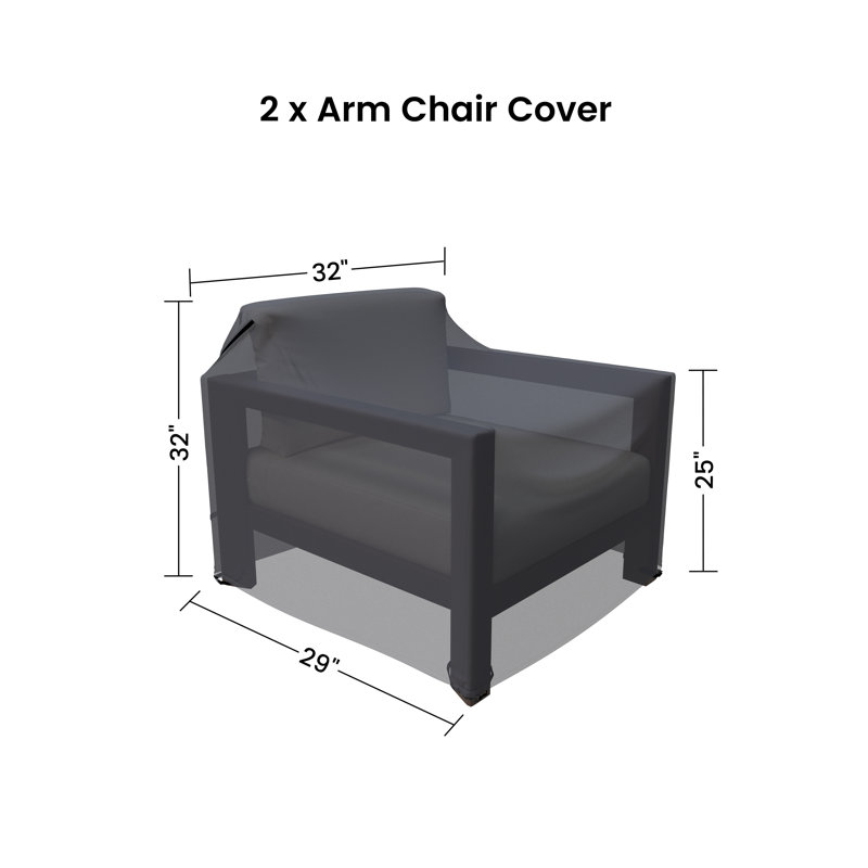 Kesia Acacia Outdoor Lounge Chair Covers