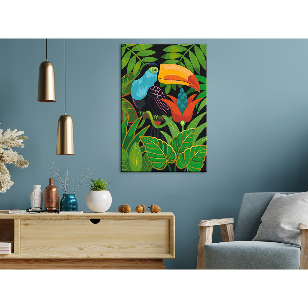 Leinwandbild Beautiful Toucan