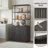 Cesiro 70.8'' H X 34.6'' W 5-Tier Storage Bookcase With Adjustable Shelves-701947751
