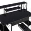 Bureau avec tablettes ouvertes et huche-1418362234