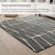 Pete Geometric Handmade Tufted Wool Gray/Cream Area Rug