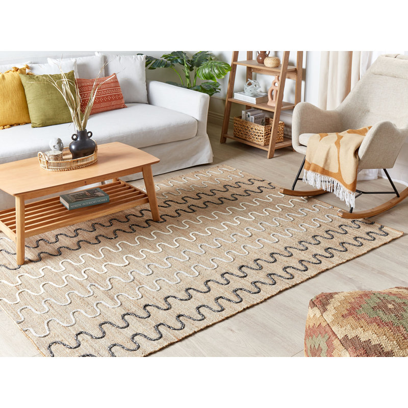 Narka Chevron Hand Woven Area Rug, Rectangle 140 x 200cm