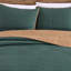 Eddie Bauer Cozy Plaid Patchwork Green Cotton Reversible Quilt Set-105782801