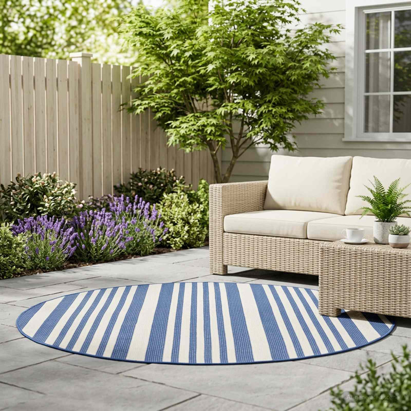 Round 160 cm x 160 cm Area Rug