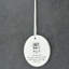 Carley the Spirit of Christmas Circle Shaped Ceramic Ornament