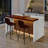 Kitchen Island with LED Lights-1290672577
