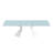 Denzel Extendable Glass Top Dining Table