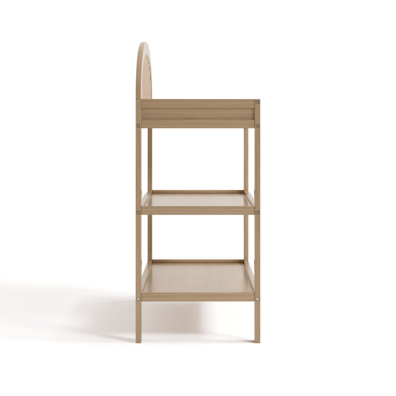 Olivia Changing Table With Pad, Driftwood