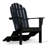 Florissant Outdoor Wood Adirondack Chair Free Tray Table-1872684383