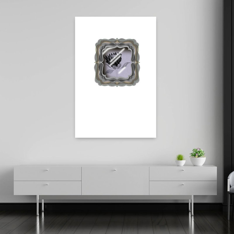 Art contemporain contemporain abstrait fantaisiste, H 60 po x l 40 po