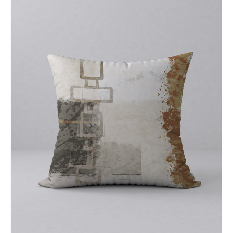 Reversible Throw Pillow, 24" x 24"