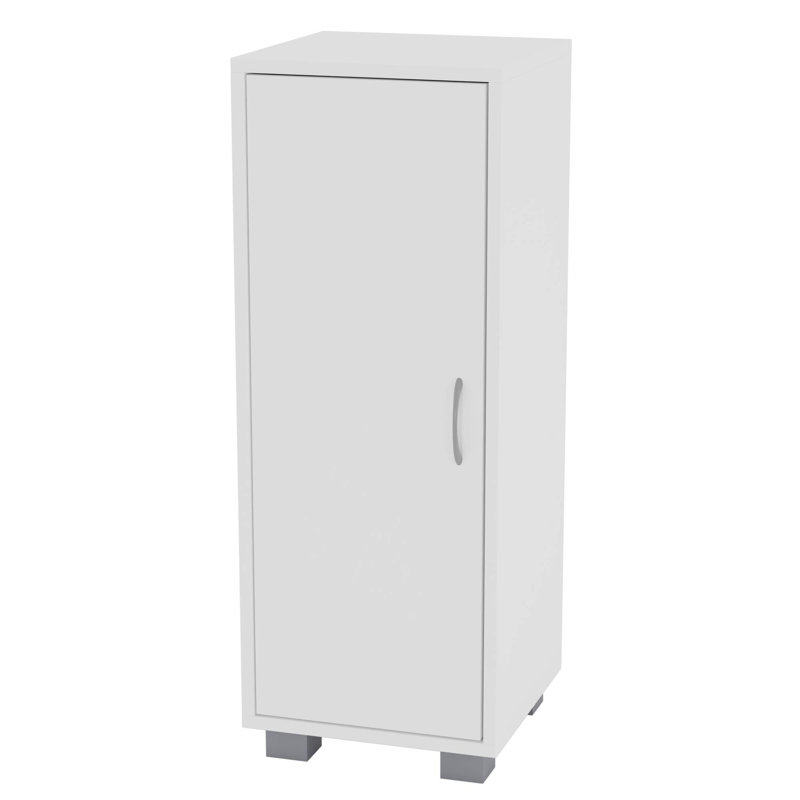 Quintashia Freestanding Linen Cabinet, White