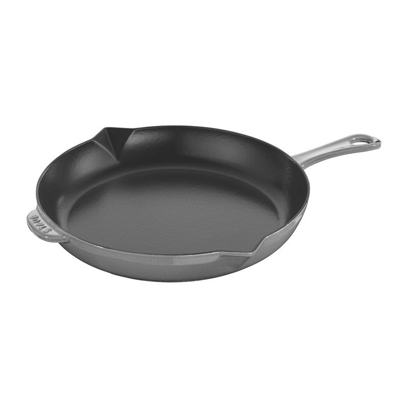 Poêle à frire en fonte Staub, Gris graphite, 12"