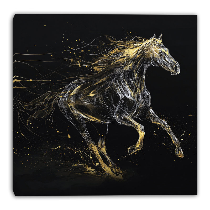 «Midnight Spark Four», art mural sur toile tendue, L 12 po x H 12 po x P 1 po