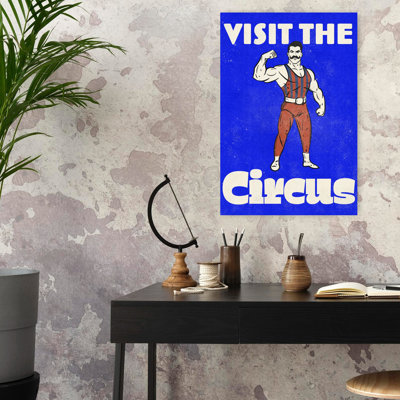 Contemporary Art Bold Classic Playful Bear Wall Art - Wrapped Canvas Print