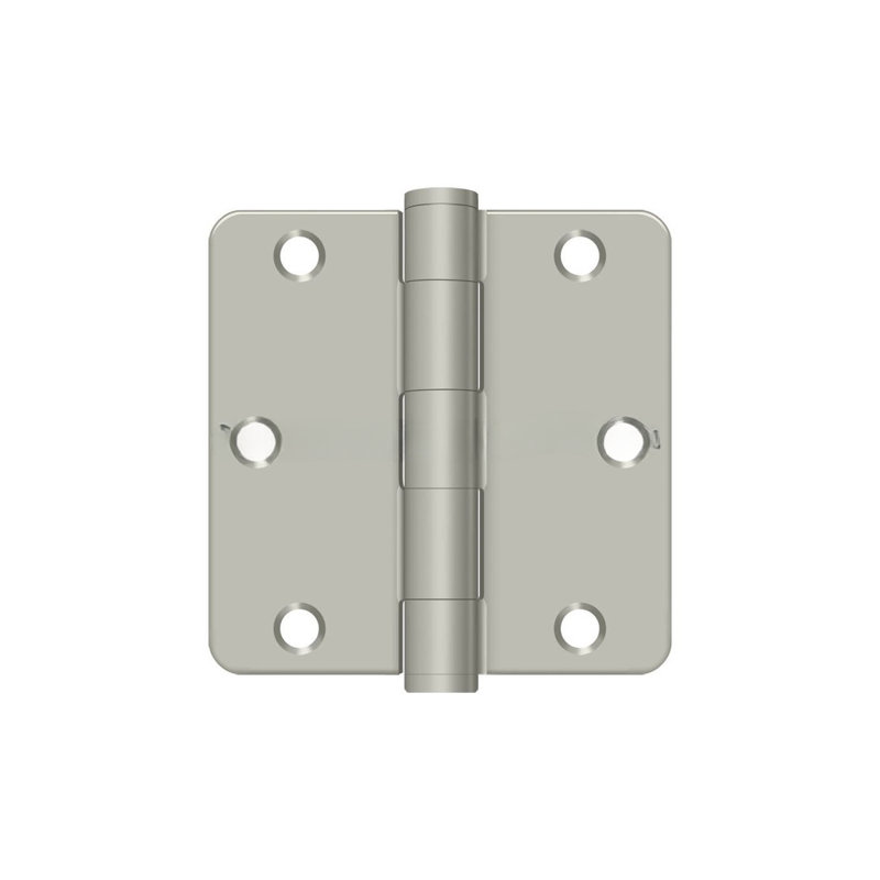 Steel Butt Bearing Hinge, Brushed Nickel
