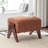 Karsen Upholstered Bench with Solid Wood Leg-928901797