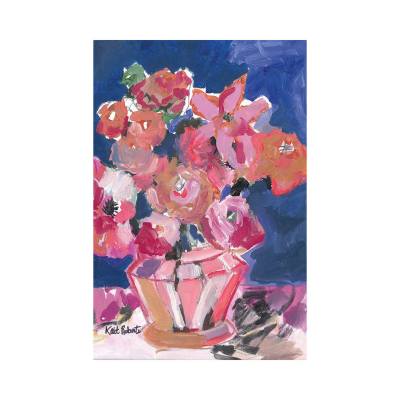 Fleurs pour Barbara - reproduction d'art sur toile tendue, H 18 po x l 12 po, Toile tendue, Ne s’applique pas