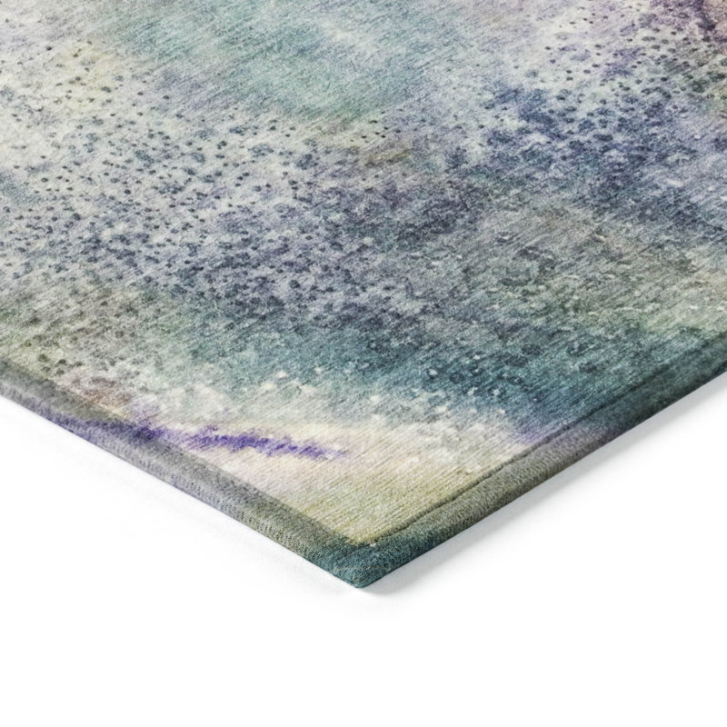 Tapis intérieur / extérieur Kyrie avec envers antidérapant, Rond 8 pi