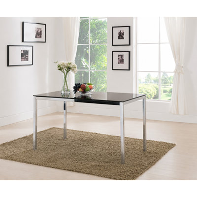 Clapton Glass Top Dining Table