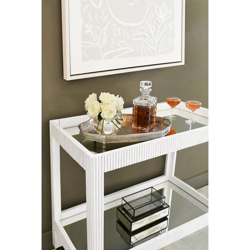 Otis Bar Cart, White