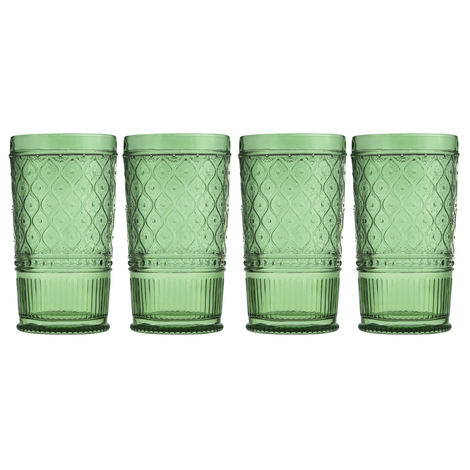 Claro Highball Glasses, 17 oz., Pear