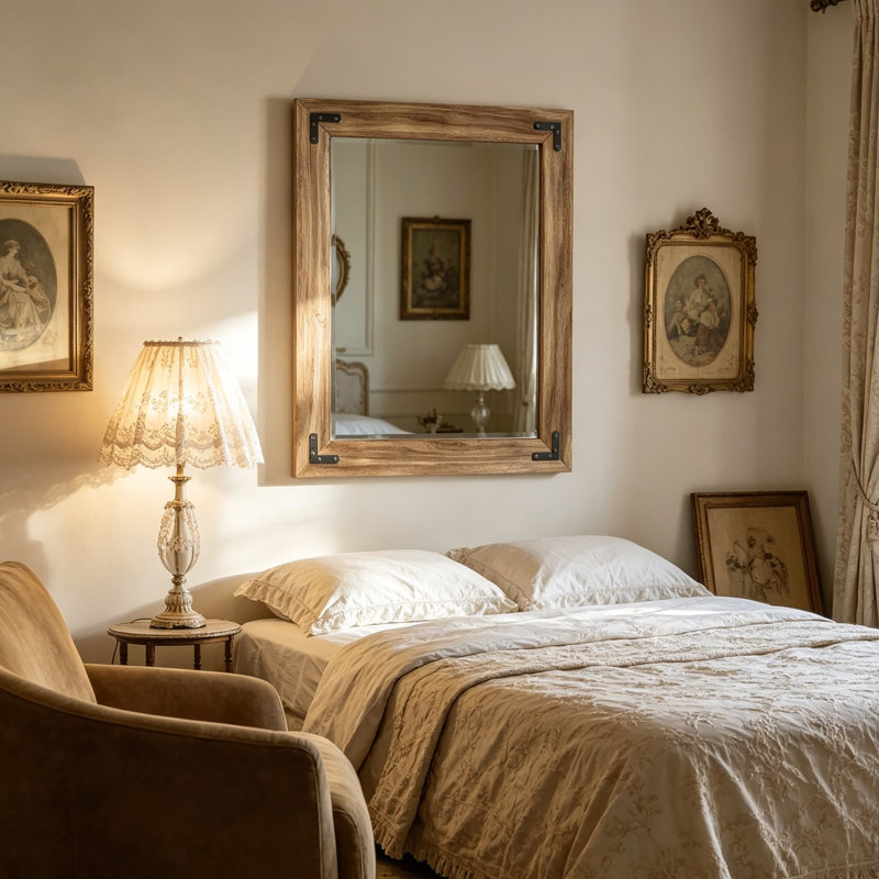 Miroir de salle de bain Farmhouse