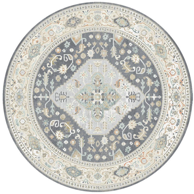 Tapis ivoire Zech, Rond 5 pi 3 po