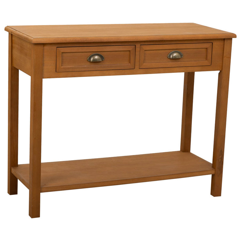 Andren 100 cm W Solid Wood Top Console Table