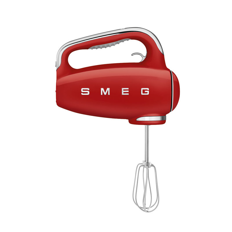 SMEG 50's Retro Style Electric Hand Mixer, Red