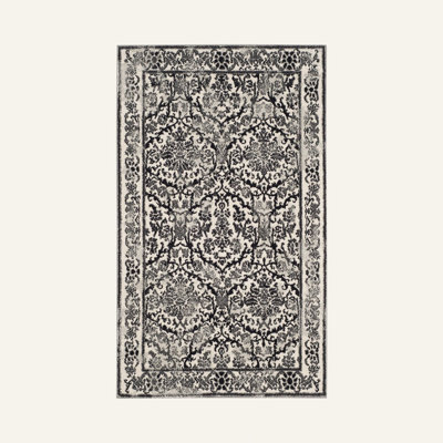 Tapis oriental ivoire / gris Alessia