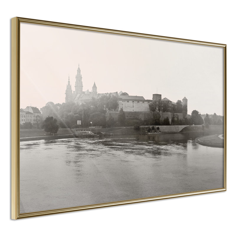 Floater Frame Print, Gold Framed