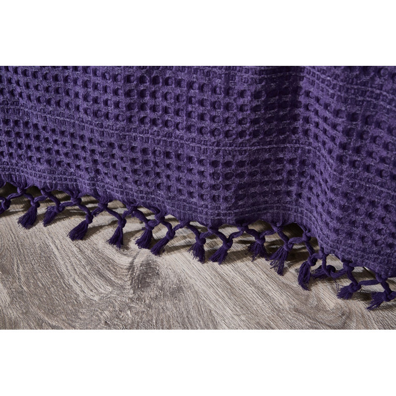 Couvre-lit / couvre-lit 100% coton Damaris, Mauve