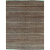 Striped Area Rug in Rust/Ivory/Brown