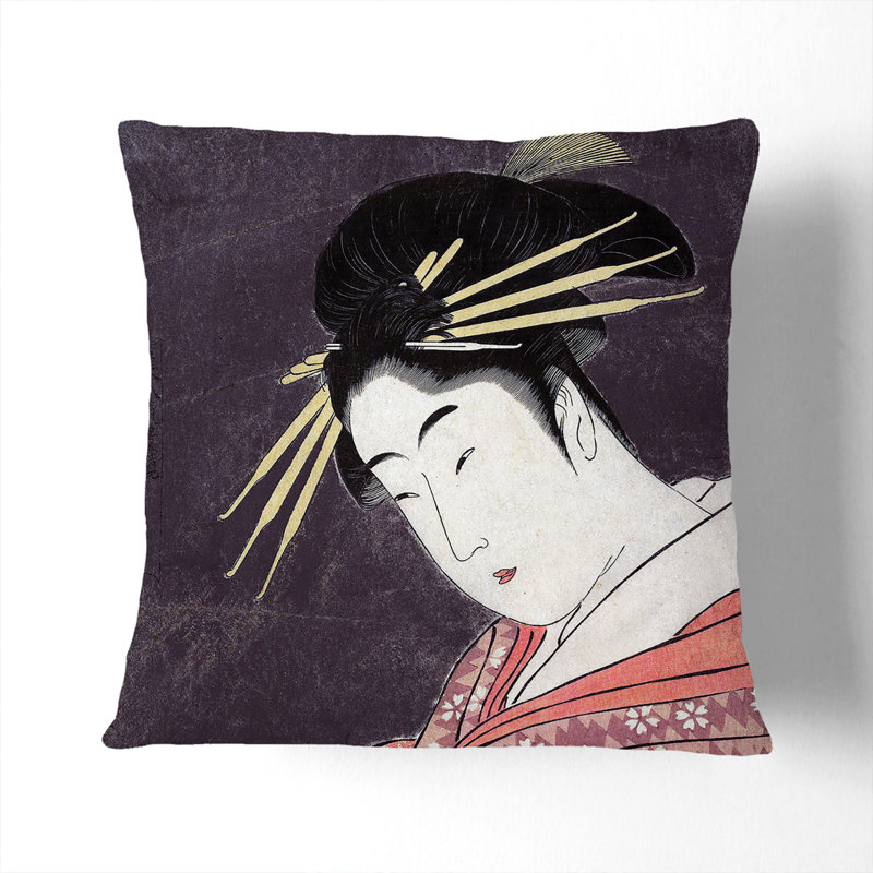 Square Throw Cushion, 40cm H x 40cm W x 15cm D
