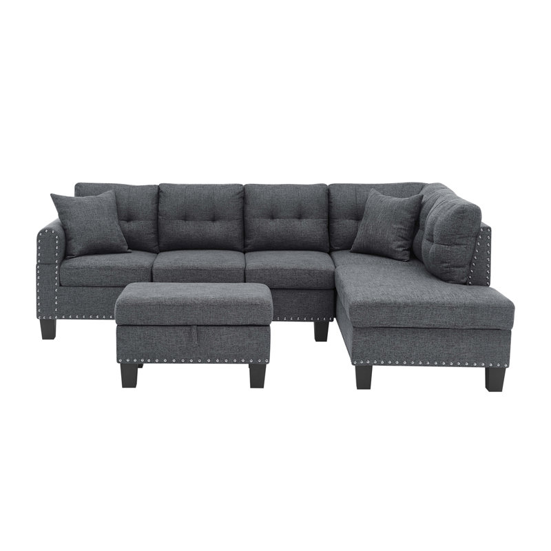 Canapé modulaire électrique avec repose-pieds Camden