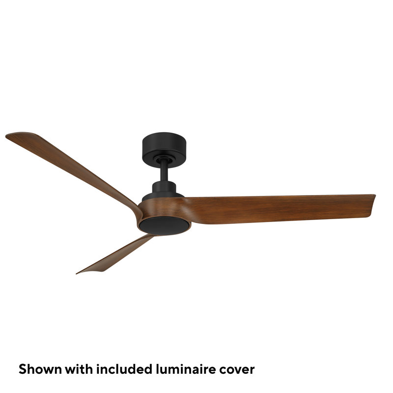 Chill Indoor/Outdoor 3-Blade Smart Ceiling Fan With Integrated Dimmable LED Light and Bluetooth Remote Control Included, Selectable Color Temperature (2700K, 3000K, 3500K, 4000K)